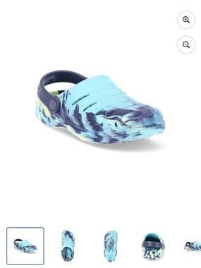 Rugged Shark Big Boys Eva Clogs SHOES BLUE Size 5 NWT
